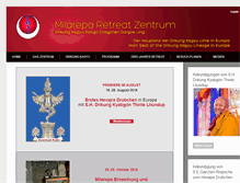 Tablet Screenshot of milareparetreat.org